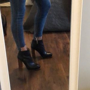 Vince Camuto leather heeled boots